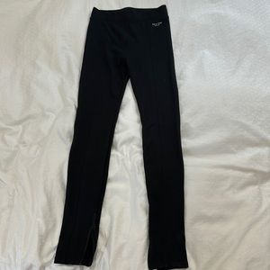 Rag & Bone Black Slit Leggings